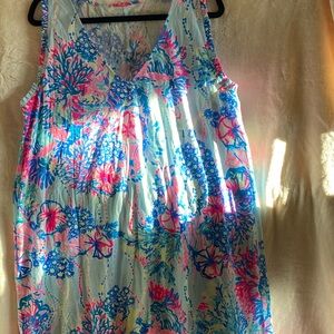 Lilly Pulitzer Floral Sleeveless Dress